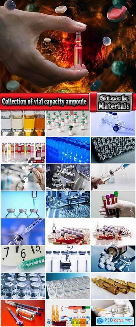 Collection of vial capacity ampoule syringe medical preparation 25 HQ Jpeg