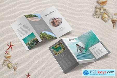 Summer Beach Trifold Brochure