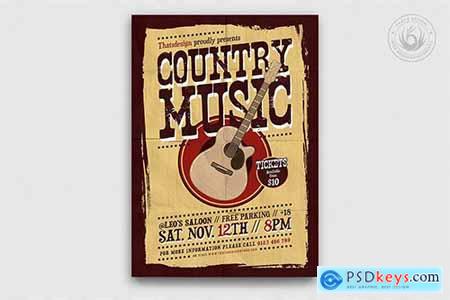 Country Music Flyer Template V3