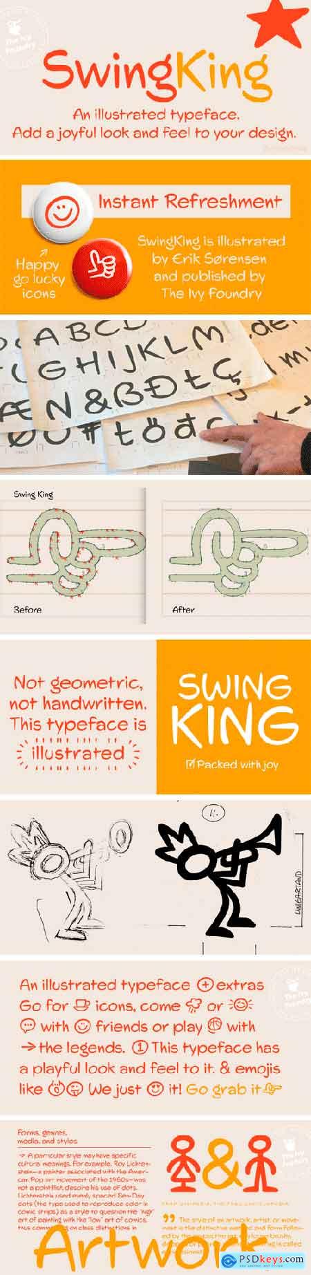 SwingKing Typeface
