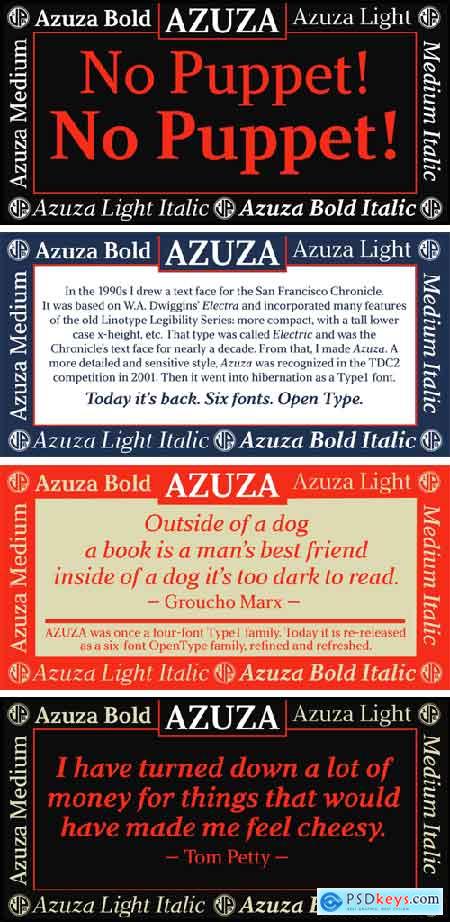 Azuza Font Family