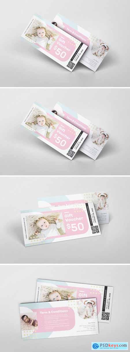 Baby Shop AI and PSD Gift Voucher