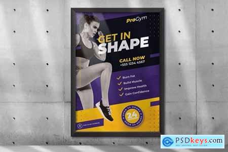 Gym & Fitness Flyer Template