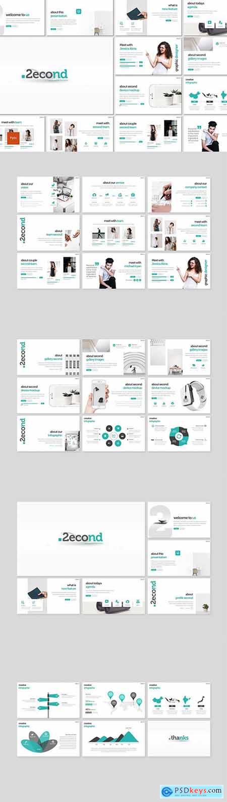 Second - Powerpoint, Keynote and Google Slides Template