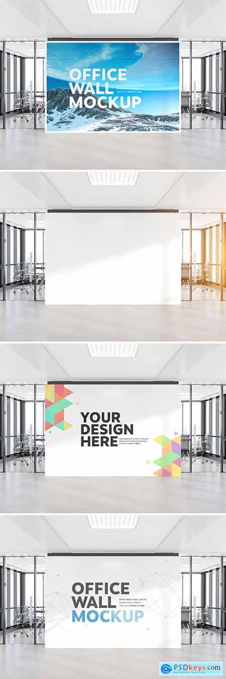 Download Wall In Modern Office Mockup Free Download Photoshop Vector Stock Image Via Torrent Zippyshare From Psdkeys Com