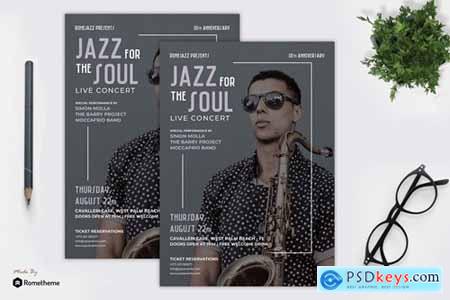 Jazz Music Festival Flyer vol.02
