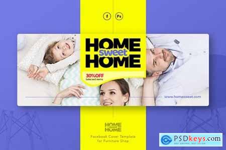 HomeSweetHome - Furniture Facebook Cover Template