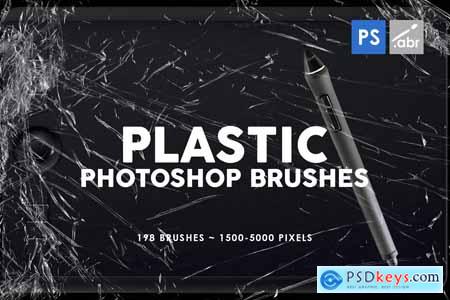 198 Plastic Photoshop Brushes