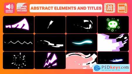 Videohive Abstract Elements And Titles  After Effects Free