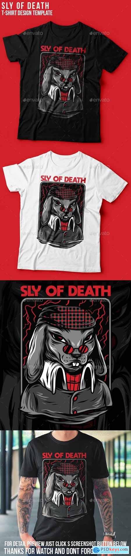 Graphicriver Sly of Death T-Shirt Design