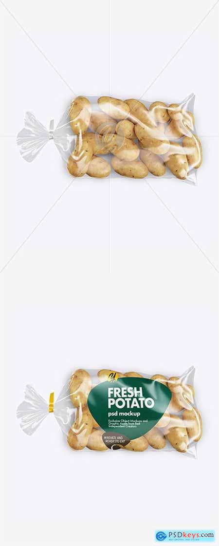 Pack with Potato Mockup