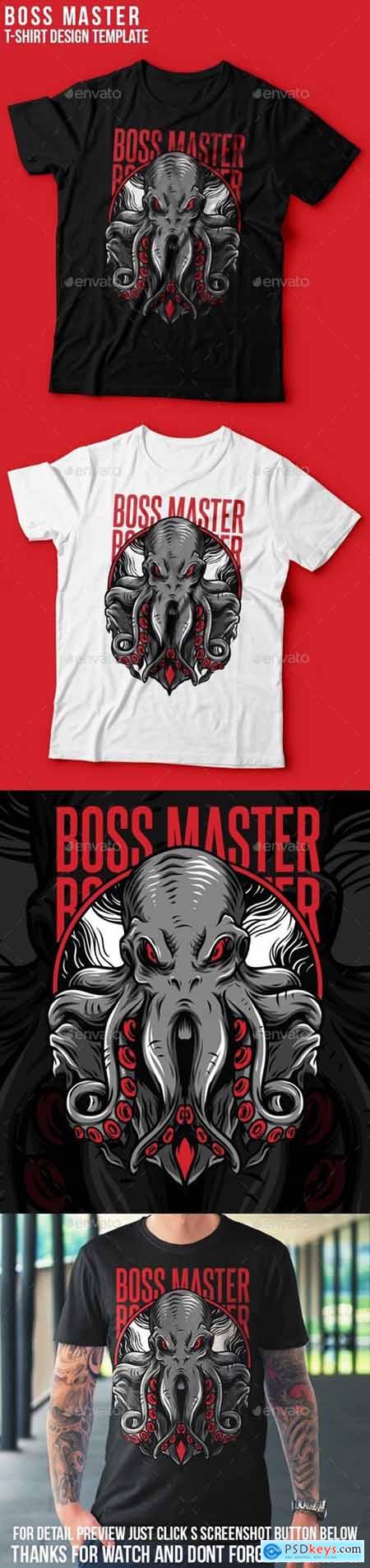 Graphicriver Boss Master T-Shirt Design