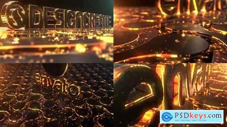 Videohive Particles Gold Logo Free