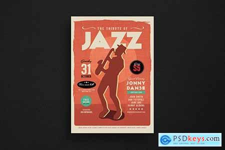 Old Jazz Music Flyer 2