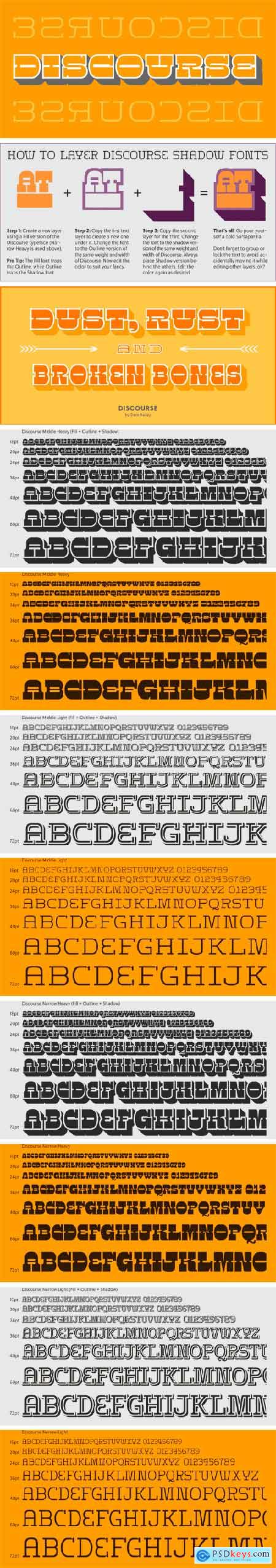 Discourse Font Family