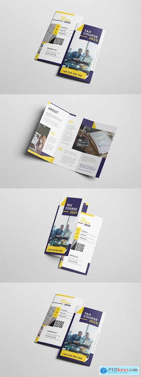 Tax Course AI and PSD Trifold Brochure