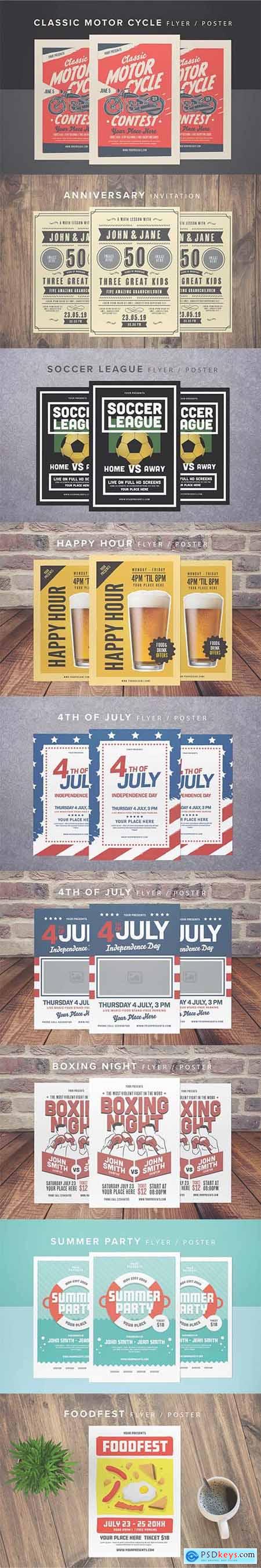11 Flyer Templates Pack