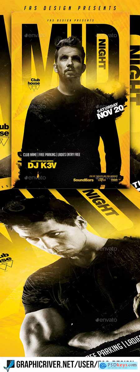 Graphicriver Mid Night Flyer Template