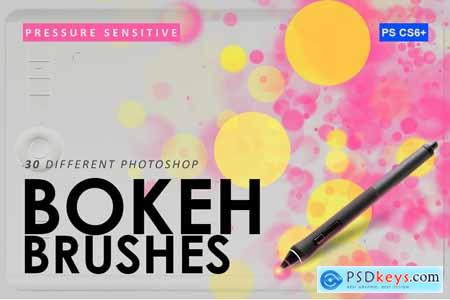 30 Bokeh Photoshop Brushes