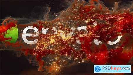 Videohive Fire Explosion Logo Reveal 3