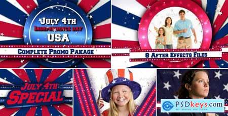 Videohive July 4th US Patriotic Broadcast Promo Pack