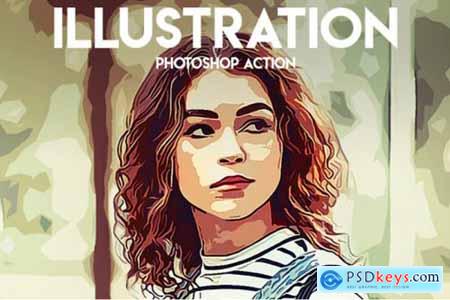 Illustration Photoshop Action