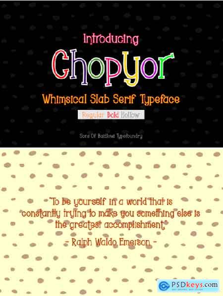 Chopyor Font