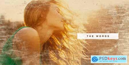 Videohive The Words Slideshow