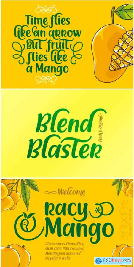 Racy Mango Font