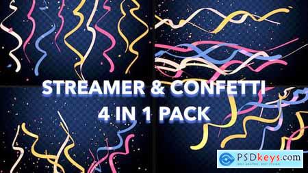 Videohive Streamer and Confetti Pack