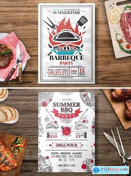 Barbecue Grill Flyer Template