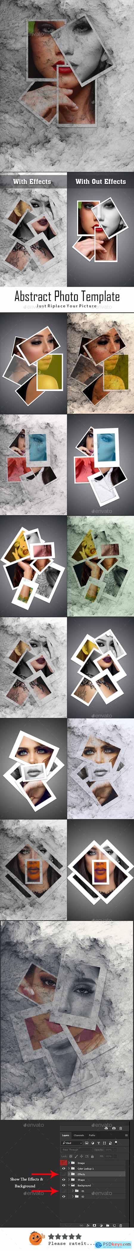 Abstract Photo Template