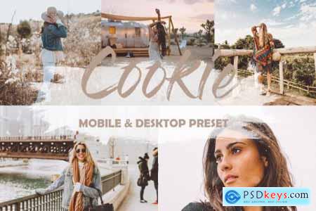 4 Mobile and Desktop Lightroom Presets Cookie