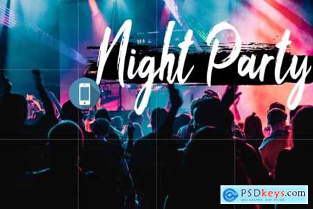 Neo Night Party Theme mobile lightroom presets