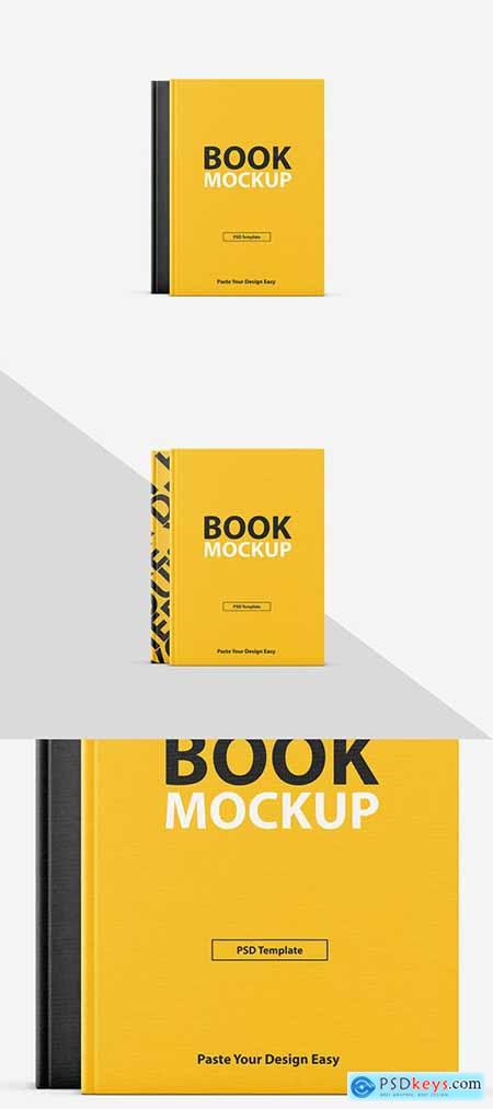Textured Book Cover Mockup