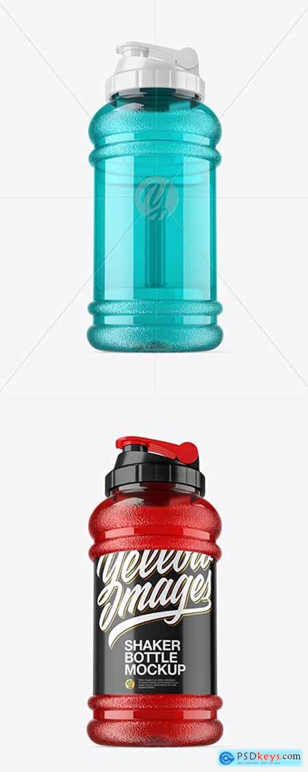Plastic Shaker Bottle Mockup