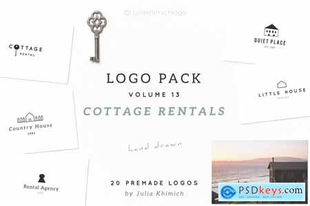 Logo Pack Volume 13. Cottage Rentals