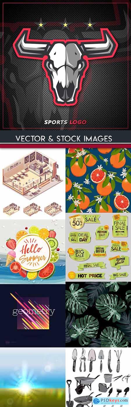 Big collection on different subject vector illustrations 16