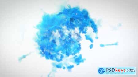 Videohive Blue Smoke Logo Reveal