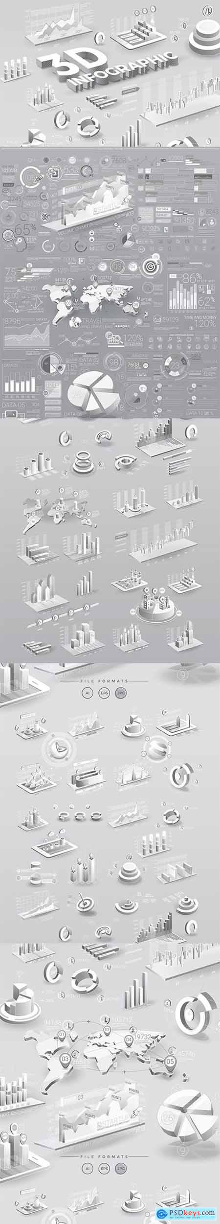 White Infographic Elements