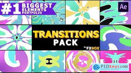 Videohive Colorful Cartoon Transitions