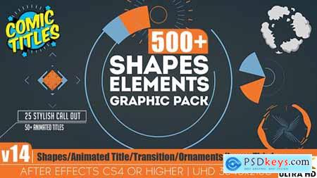 Videohive Shapes & Elements Graphic Pack v14
