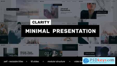 Videohive Clarity Minimal Presentation - Clean Promo