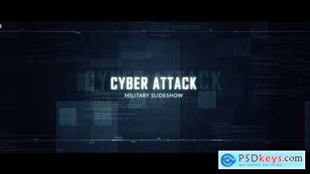 Videohive Cyber Attack Military Slideshow