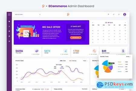 Promotial - ECommerce Admin Dashboard UI Kit