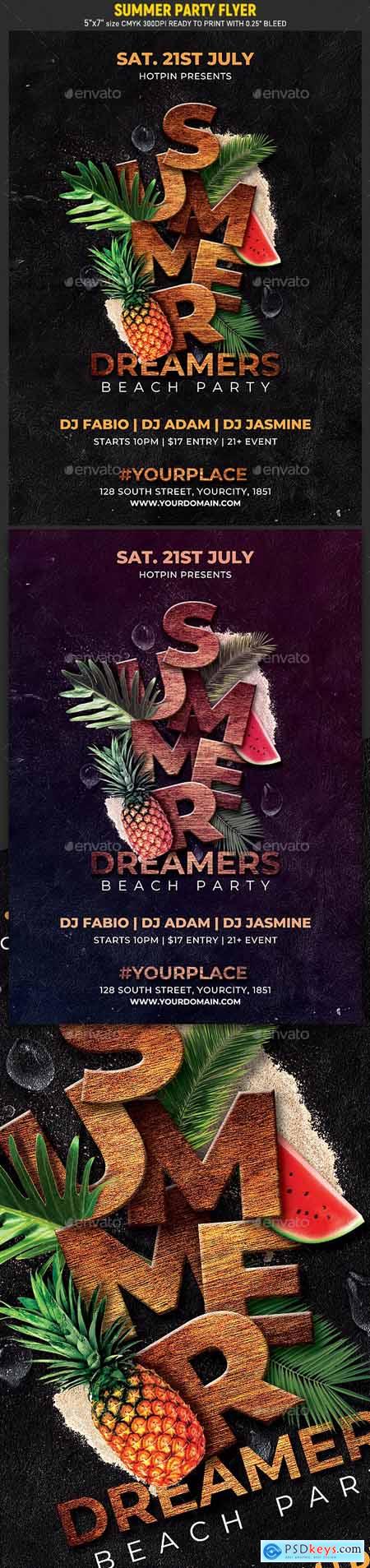 Summer Party Flyer 23904921