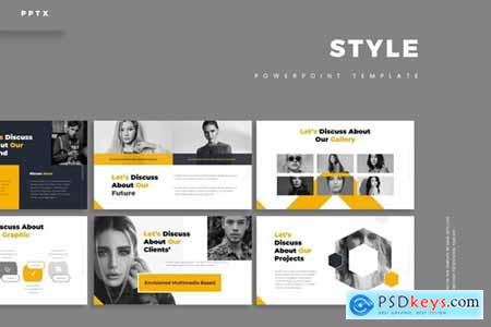 Style - Powerpoint, Keynote and Google Slides Templates