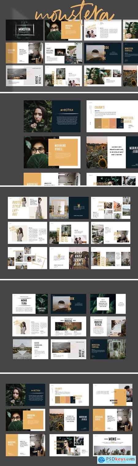 MONSTERA Creative - Powerpoint, Keynote and Google Slides Templates