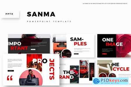Sanma - Powerpoint, Keynote and Google Slides Templates
