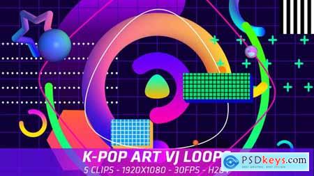 Videohive K-Pop Art VJ Loops